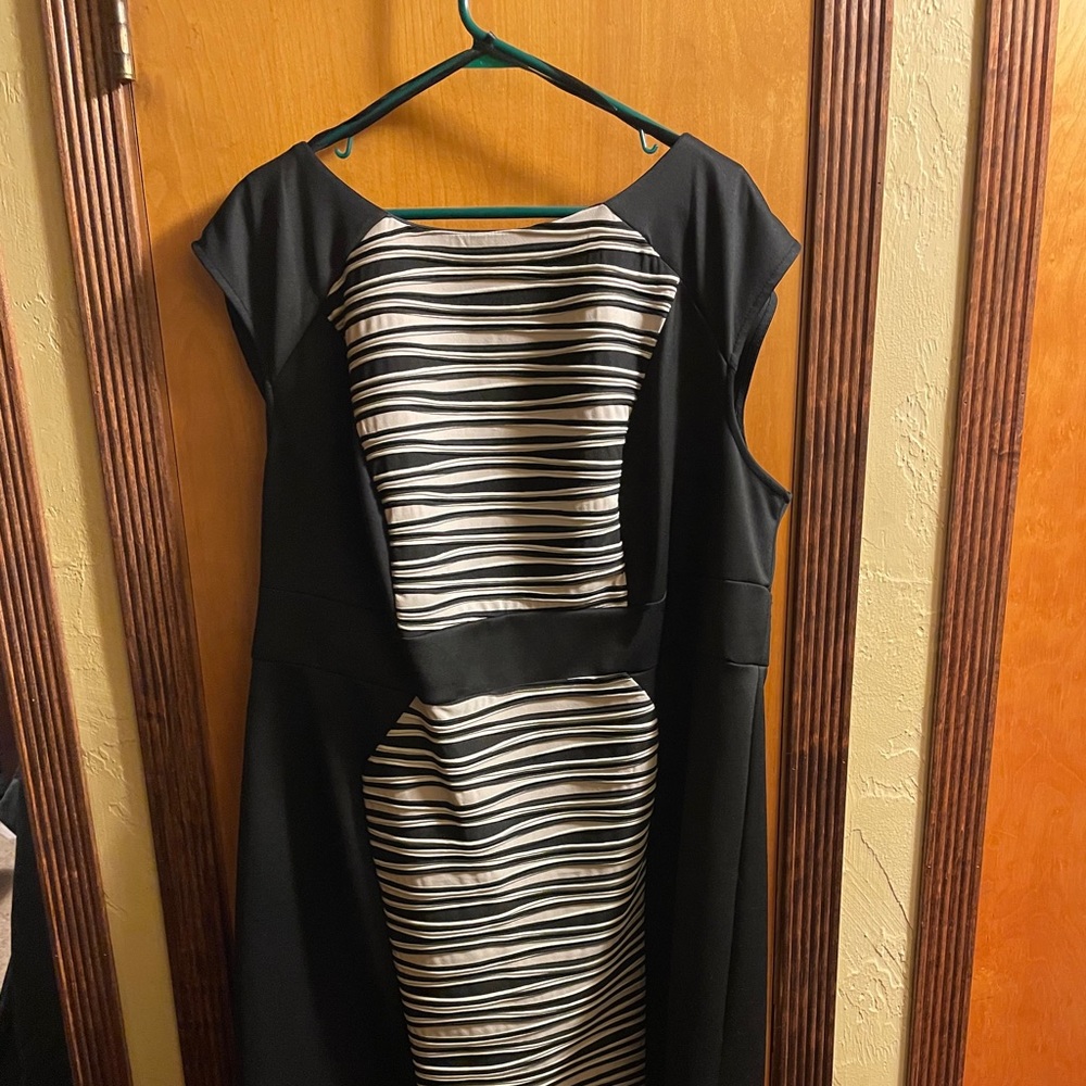 Black & Tan plus size dress